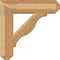 Ekena Millwork Funston Craftsman Rough Sawn Bracket w/ Offset Brace, Western Red Cedar, 8"W x 28"D x 28"H BKT0806X28X28FST04RWR - alternate 2